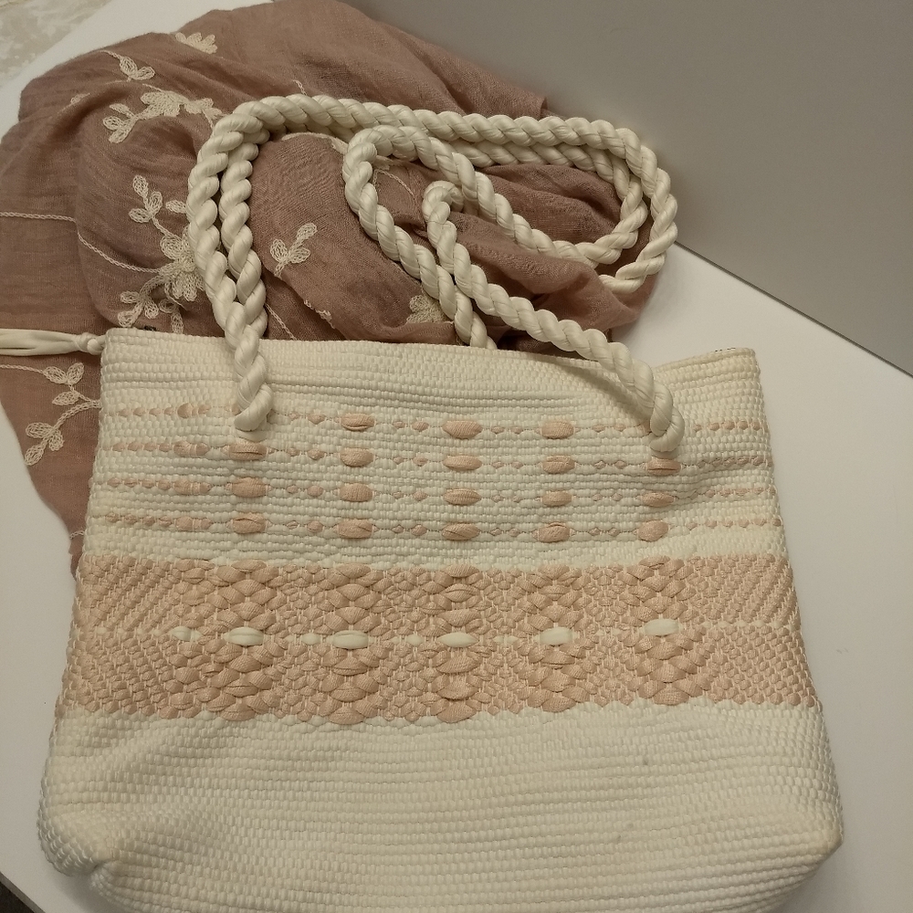 Vintage Summer White Handbag